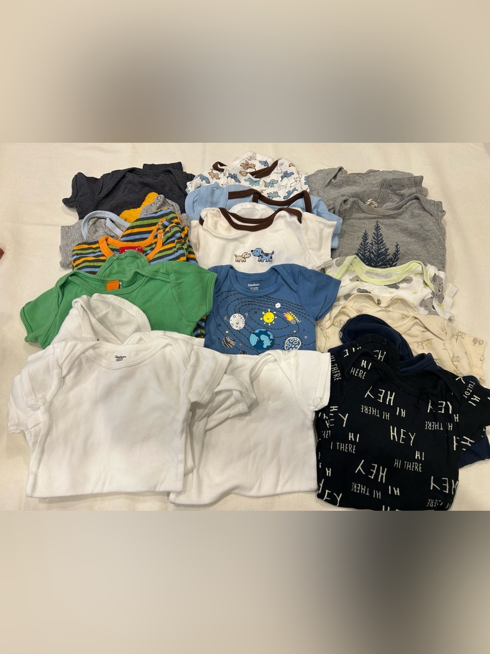 Baby boy onesie bundle